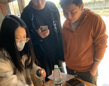 肇慶某環(huán)保企業(yè)便攜式水質(zhì)檢測儀裝機培訓(xùn)現(xiàn)場